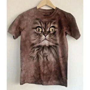 The Mountain CAT T Shirt Women's M Collectible Kitty Cat OMG PURR PURR MEOW MEOW